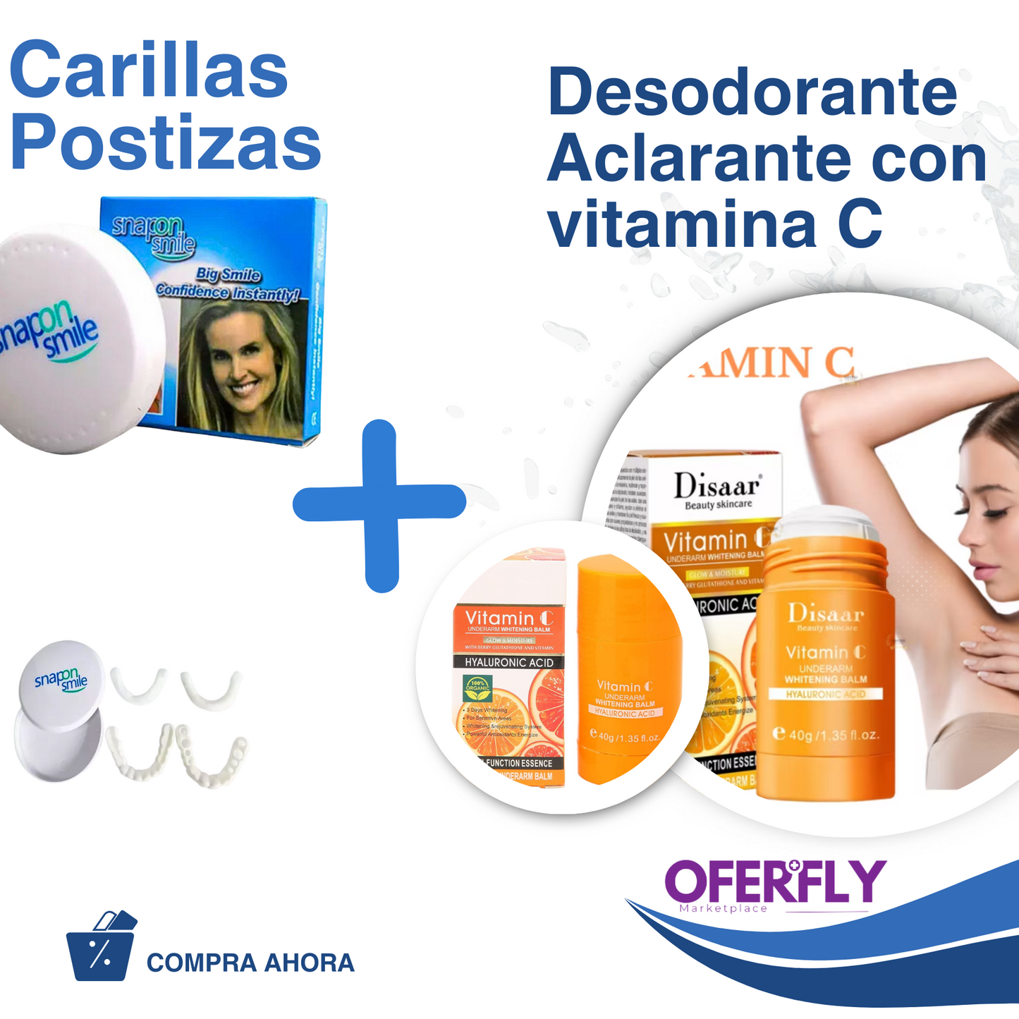 !!Carilla Postizas + Desodorante Aclarante !!!